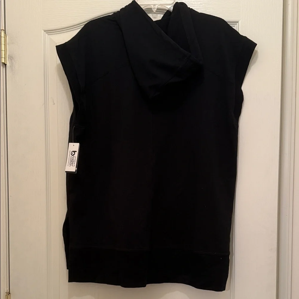 Ideology Black Sleeveless Hoodie - Picture 3 of 5